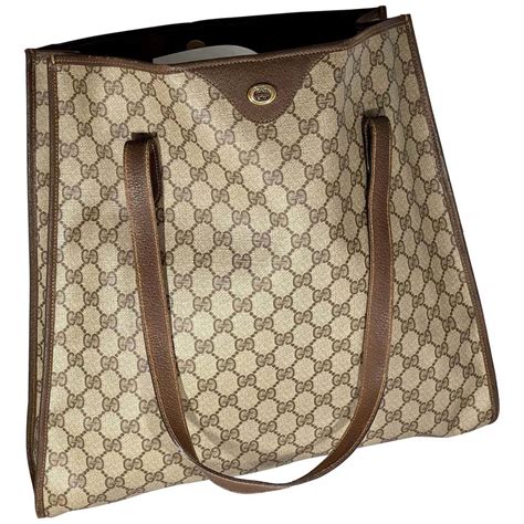 gucci shopper bag tela prezzo|genuine gucci bag purse tote.